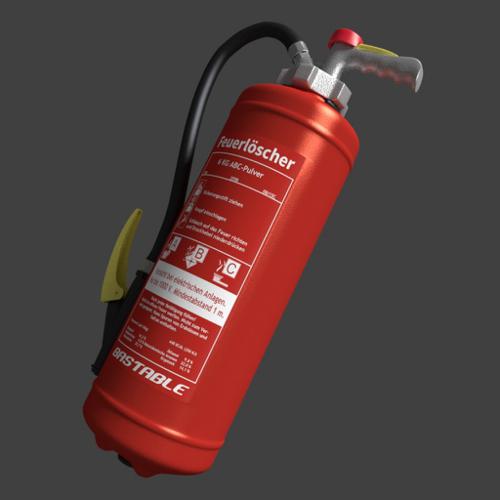 Fire extinguisher with holder preview image